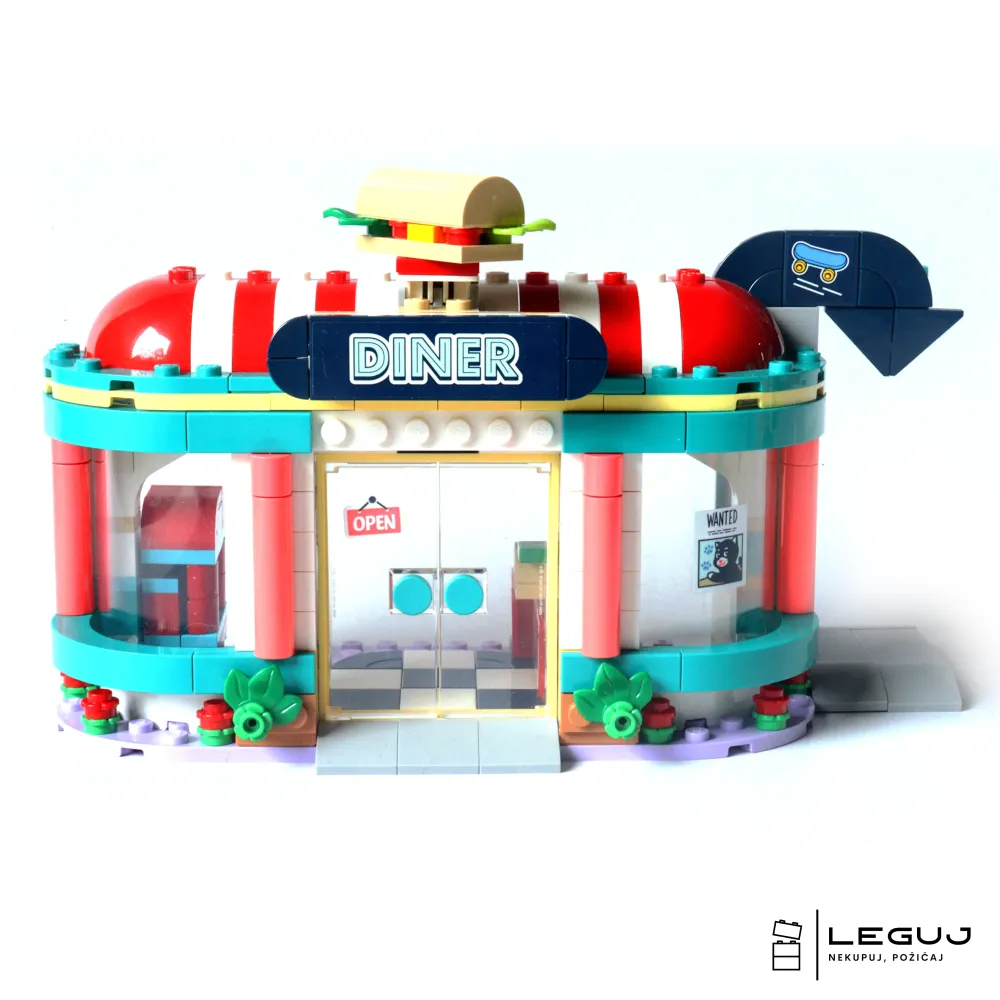 Bistro v centre mestečka Heartlake