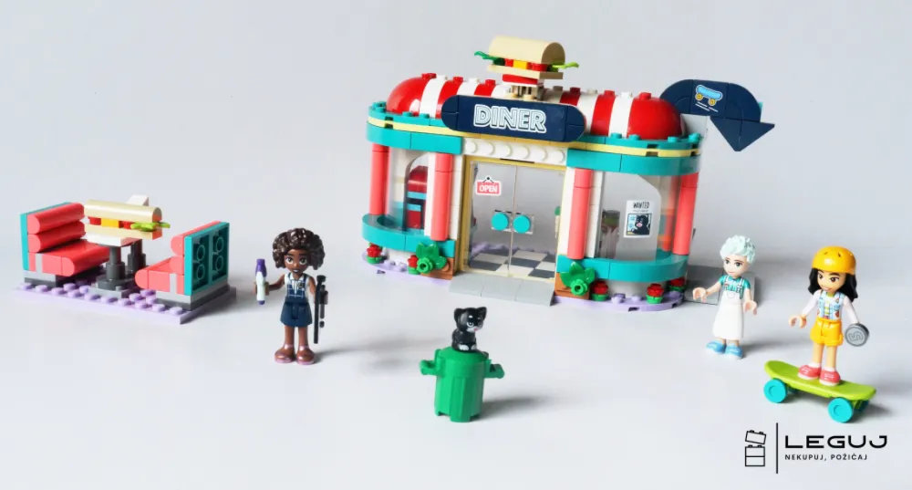 Bistro v centre mestečka Heartlake