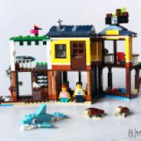 Surferský plážový domček