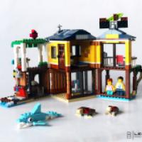 Surferský plážový domček