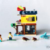 Surferský plážový domček